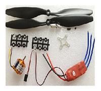 hJNGdU A2212 1000KV 2200 Moteur sans balais avec SimonK 30 A ESC et paire d'hélices 1045 compatible avec les multicoptères d'avion RC (930KVSIMONK30A 1045)