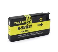 hJNGdU Cartouche à Encre Compatible Compatible avec 950xl 951xl 950 951 Fonctionne avec OfficeJet 8100 8600 8700 8610 8620 8630 8640 8660 Printers(1 Yellow)
