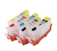 hJNGdU Cartouche Rechargeable de 5pcs Compatible avec 564 Cartouches à Encre avec des travaux de Puce avec 564 Photosmartplus B209A B210A 3522 5510 5511 B109A