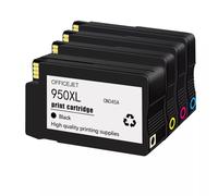 hJNGdU Cartouches à Encre compatibles 950xl 951xl BK C M Y Compatible avec OfficeJet Pro 8110 8610 8615 8620 8600 Les imprimantes travaillent avec des modèles 950 951xl(1Set BCMY)