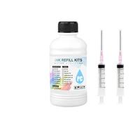 hJNGdU Encre Pigment 250 ML Compatible avec PFI-206 Compatible avec IPF 6400 6450 6400S 6450S 6400SE Imprimer(PC)