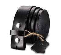 HJONES G0-noir-42 Ceinture, Noir, 120cm/Taille Geeignet für 42" BIS 45" Homme