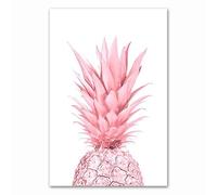 HJOSWVNS Poster Mural Ananas Rose Tableau Decoration Murale Tableau Peinture sur Toile Cadre Decoration Murale Affiche Murale Salon Peinture sur Toile Sans Cadre 50x70cm/1 Pcs