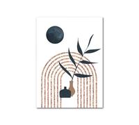 HJOSWVNS Poster Mural Bleu Marine Doré Toile Peinture Decoration Murale Tableau Decoration Murale Salon Chambre Tableau Peinture Moderne Affiche Murale Impression sur Toile Sans Cadre 30x40cm