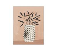 HJOSWVNS Poster Mural Feuilles Noires Marrons Toile Peinture Chambre Tableaux, Posters et Arts Décoratifs Tableau Peinture Sur Toile Tableau Decoration Murale Chambre Salon Sans Cadre 20x30cm/1 Pcs
