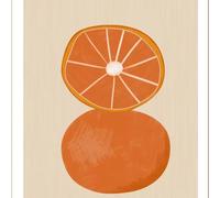 HJOSWVNS Poster Mural Graffiti Orange Toile Peinture Chambre Tableaux, Posters et Arts Décoratifs Tableau Peinture Sur Toile Tableau Decoration Murale Chambre Salon Sans Cadre 50x70cm/1 Pcs