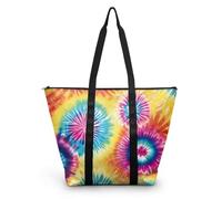HJOSWVNS Sac Fourre Tout Graffiti Coloré Sac a Main Femme Polyester Tote Bag Homme Lavable Sac de Cours femme Réutilisable Tote Bag Enfant Sacs à Main Langlebig 38x56cm/1 Pcs