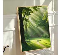 HJOSWVNS Tableau Decoration Murale Modèle Vert Toile Peinture Affiche Decoration Murale Salon Chambre Poster Mural Sans Cadre Tableaux, Posters Et Arts Décoratifs Impression Sur Toile 60x90cm/1 Pcs