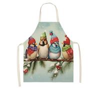 HJOSWVNS Tabliers de chef pour enfants en coton et chanvre - Tablier de chef respirant pour enfants - Tablier confortable pour homme - Tablier résistant à l'usure pour l'école secondaire, Violet