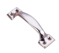 HJQFVASQ Poignées de meubles argentées, boutons et poignées d'armoire en acier inoxydable, quincaillerie for tiroir de cuisine et placard(6c-14.5 cm)