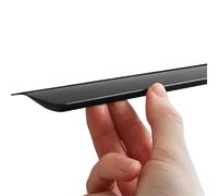 HJQFVASQ Poignées de porte de conception minimale, armoire invisible non perforée avec bords longs, poignées noires, poignées cachées dans les armoires(Brushed Gold,500MM)