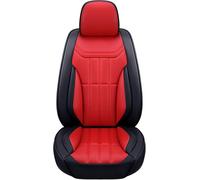 HJRegaFimu Housses de siège Auto compatibles avec Audi TT TTS Q9 S1 SQ8 SQ2 SQ7 Offroad A2 A0 Q4 e-tron Concept GT, Housse de siège en Cuir de Protection, Rouge et Noir