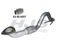 HJS Tuyau d'échappement Ligne d'échappement 91 11 1622 avant pour VW Acier