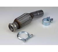 HJS Tuyau flexible échappement Tresse d'Échappement 91 22 1505 pour OPEL 54,5mm