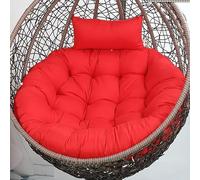 HJtRTDF Coussins de Chaise， Coussin de siège Suspendu en Forme Panier avec Rembourrage Coton, Fauteuil inclinable Doux for intérieur et extérieur(Red,120CM)