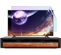 HJtRTDF Protecteur d'écran de téléviseur， Filtre et protection anti-lumière bleue, écran de 32 à 75 pouces, film ultra-transparent anti-reflets(70 Inches(1561x900mm))