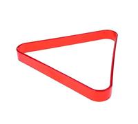 HJtRTDF Triangle de Billard， Le Support Triangulaire en Plastique for Table de Billard/Billard à 8 Boules fournit Un ajout Votre Salle Jeu for Les balles(Red)