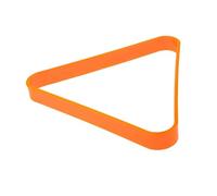 HJtRTDF Triangle de Billard， Le Support Triangulaire en Plastique for Table de Billard/Billard à 8 Boules fournit Un ajout Votre Salle Jeu for Les balles(Orange)