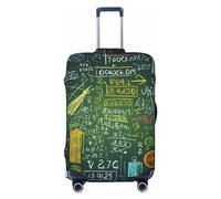 HJTRW Housse de bagage de voyage élastique lavable pour questions mathématiques, housse de protection tendance extensible pour bagages de 45,7 à 81,3 cm, Noir , L
