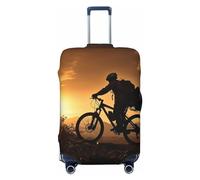 HJTRW Housse de protection élastique et lavable pour vélo de montagne en soirée - Housse de protection tendance et extensible - Résistante à la poussière - Convient aux bagages de 45,7 à 81,3 cm -