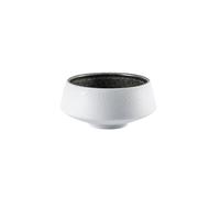 HJUGHPN Assiettes glacées émaillées en céramique grise, bol à disque haut, bol à riz domestique, bol à dessert, bol à salade, bol à nouilles, grand bol de vaisselle (11,8 cm)