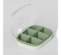 HJUGHPN Boîte à Lunch Pill Case Portable Week Large Capacity Storage Box Travel Compartment Sealed Box Portable Pill Box(Yellow)