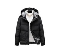 HJUGHPN Doudoune pour homme - Veste d'hiver épaisse et chaude à capuche tendance décontractée pour homme - Manteaux de rue (XL)