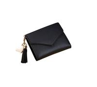 HJUGHPN Femmes Portefeuilles Portefeuille femme pour pièces de monnaie mignonne portefeuille femme petite cuir femme portefeuille fermeture sac à main portefeuille femme porte-monnaie embrayage(Black)