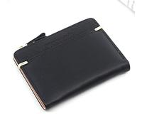 HJUGHPN Femmes Portefeuilles Women& Wallet Short Women Coin Purse Fashion Wallets for Woman Card Holder Small Ladies Wallet Female Hasp Mini Clutch for Girl(Black)