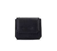 HJUGHPN Mini porte-monnaie en cuir multifonction pour femme avec porte-cartes et clés, petit sac à main pour pochette quotidienne, noir, Taille unique
