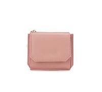 HJUGHPN Mini porte-monnaie en cuir multifonction pour femme avec porte-cartes et clés, petit sac à main pour pochette quotidienne, rose, Taille unique