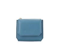 HJUGHPN Mini porte-monnaie en cuir multifonction pour femme avec porte-cartes et clés, petit sac à main pour pochette quotidienne, bleu, Taille unique