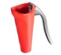 HJUGHPN Pince à noix en forme d'entonnoir anti-éclaboussures, ouvre-noix à coque ouverte, portable, noisette, noyer, châtaignier, accessoires de cuisine (rouge)