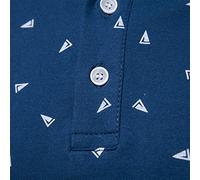HJUGHPN Polo en coton pour homme Polo à manches courtes imprimé triangle pour homme (XL)