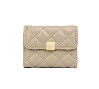 HJUGHPN Portefeuille pour femme en cuir véritable pour pièces de monnaie, porte-monnaie, porte-cartes, crème, Taille unique
