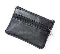 HJUGHPN Portefeuille pour homme et femme - Petit sac à monnaie - Fermeture éclair - Mini portefeuilles en cuir - Porte-clés, 1 couleur, Taille unique