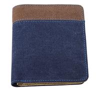 HJUGHPN Portefeuille tendance pour homme en toile denim mince petit portefeuille pour hommes sacs à main court mini sac à main homme porte-monnaie pour homme porte-monnaie porte-cartes