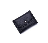 HJUGHPN Portefeuilles pour femme Petit porte-monnaie en cuir véritable de couleur pure Pochette à fermeture éclair Porte-cartes en cuir de vachette Sac d'argent moderne pour femme, 1 couleur, Taille