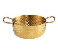 HJUGHPN Pot ramen pot à motif marteau, pot de nouilles instantanées binaurales pour la maison, la soupe, la cuisine, pot de nouilles instantanées, pot de nourriture auxiliaire créatif