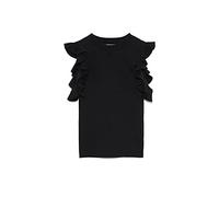 HJUGHPN Pull à col rond sans bretelles pour femme - Pull en tricot pour femme - Pull à manches longues - Printemps et été - Solide