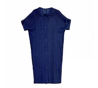 HJUGHPN Robe plissée à manches courtes pour femme Motif à pois