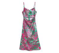HJUGHPN Robe sexy pour femme - Texture animale - Imprimé - Taille féminine - Fermeture éclair dans le dos - Taille XS