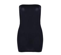 HJUGHPN Robe transparente pour femme - Micro Clubwear - Robe de nuit sans bretelles - Robe longue tube pour femme