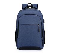 HJUGHPN Sac à dos pour homme ultra léger, résistant à l'usure, respirant, imperméable, bleu, sac à dos de rangement multicouche
