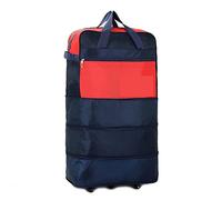 HJUGHPN Sac à Main Checked Bag Oxford Large Capacity Travel Universal Wheel Foldable Luggage Moving Storage Bag Rolling Packing Cubes(Red)