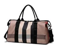 HJUGHPN Sac à Main Yoga Gym Bag for Women Design Travel Bag Nylon Airport Duffel Bag Large Capacity Clothes Holiday Weekend Handbag Sac