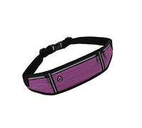 HJUGHPN Sac banane Ceinture de courroie de courroie de courroie et sac de ceinture pour femmes, étanche multifonctionnelle extérieure petite ceinture, sac de téléphone portable à grande capacité(Purpl