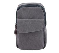 HJUGHPN Sac Banane Men's Petite Coffre Sac sans Voyage Randonnée Randonnée Carrosserie Épaule Casual Hommes Solid Hommes Sac Sac à Main(Grijs)