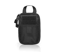 HJUGHPN Sac Banane Pochette médicale Tactique Sac à Outils Militaire Sac à Outils de Plein air Sports en Plein air Randonnée pédestre de Voyage de Voyage(Black)