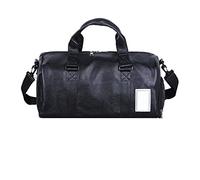 HJUGHPN Sac de Sport Femme Sac De Sport en Cuir Sacs De Sport Sacs Secs Humides Hommes Formation pour Chaussures Fitness Yoga Voyage Bagages Épaule Sac De Sport Sac XA512WD(Black)
